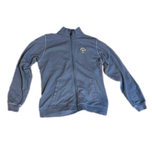 size small women’s blue Saratoga spa golf zip up sweatshirt